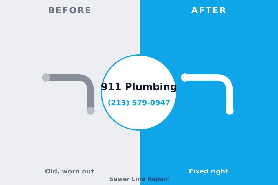 Before and after: plumbing company East Prairie, MO